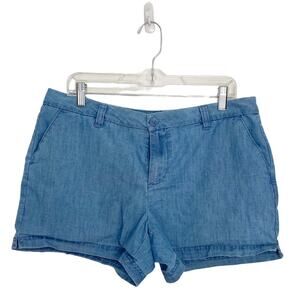 Magellan Outdoors Chambray Happy Camper Shorts Sz 14